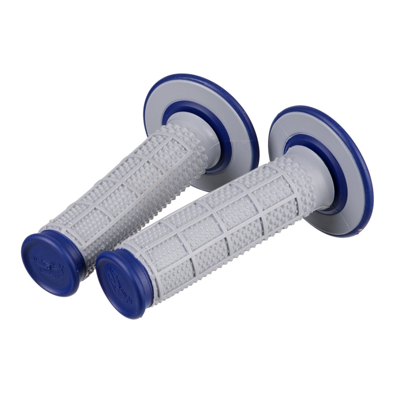 Renthal DL MX Handlebar Grips Tapered Diameter / Half Waffle – Blue