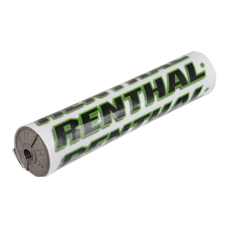 Renthal SX Handlebar Pad (10in) – White /Green