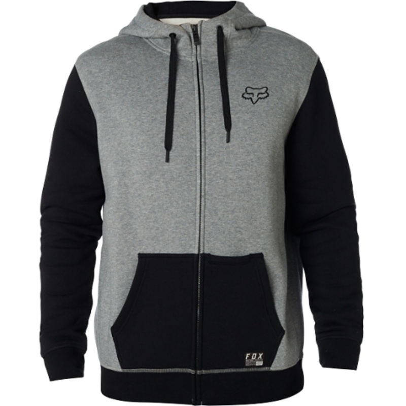 FOX WIN MOB ZIP FLEECE [HEATHER GRAPHITE] S
