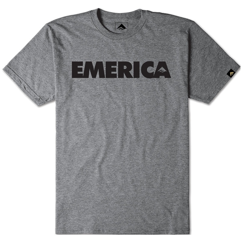 EMERICA BOLD TEE [GREY/HEATHER]