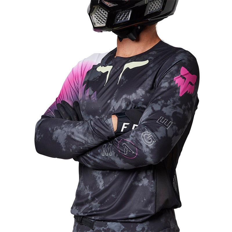 FOX FLEXAIR DETONATE JERSEY [BLACK]