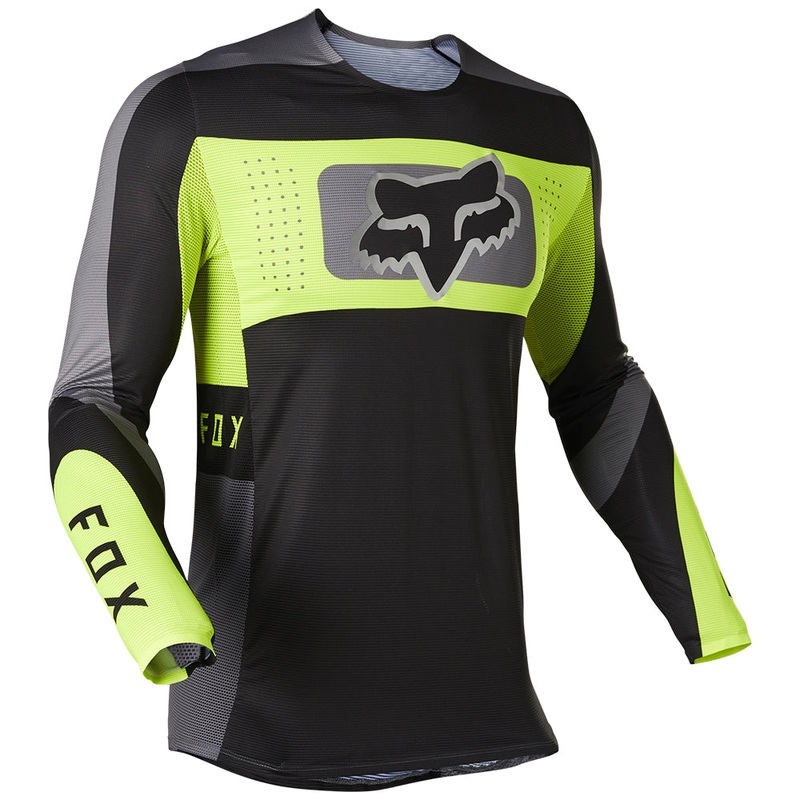 FOX FLEXAIR MIRER JERSEY [BLACK/YELLOW]