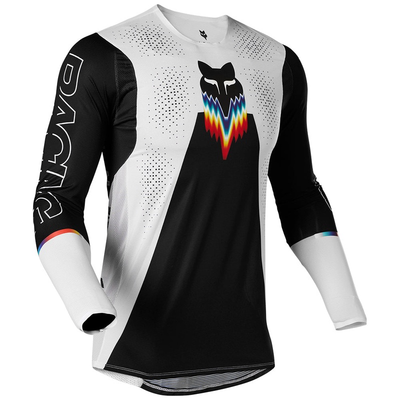FOX FLEXAIR RELM JERSEY [BLACK/WHITE] XXL