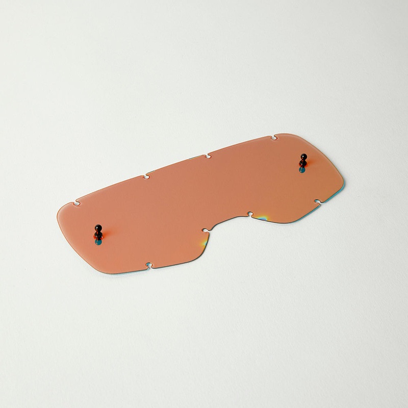 FOX YOUTH AIRSPACE/MAIN VLS MIRRORED LEXAN LENS [RED]