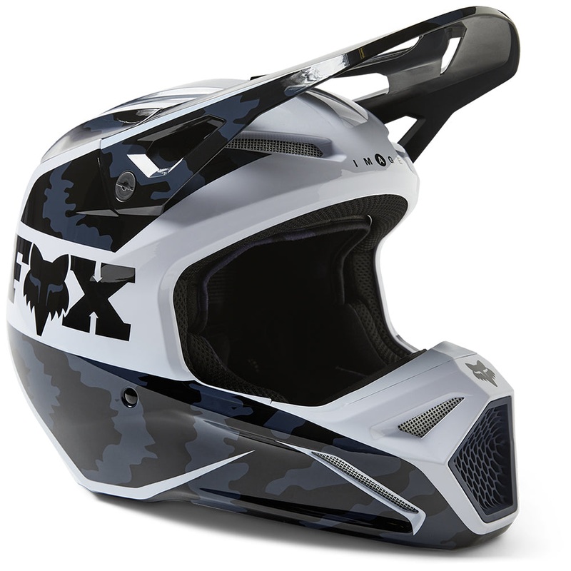 FOX YOUTH V1 NUKLR HELMET MIPS ECE [BLACK]