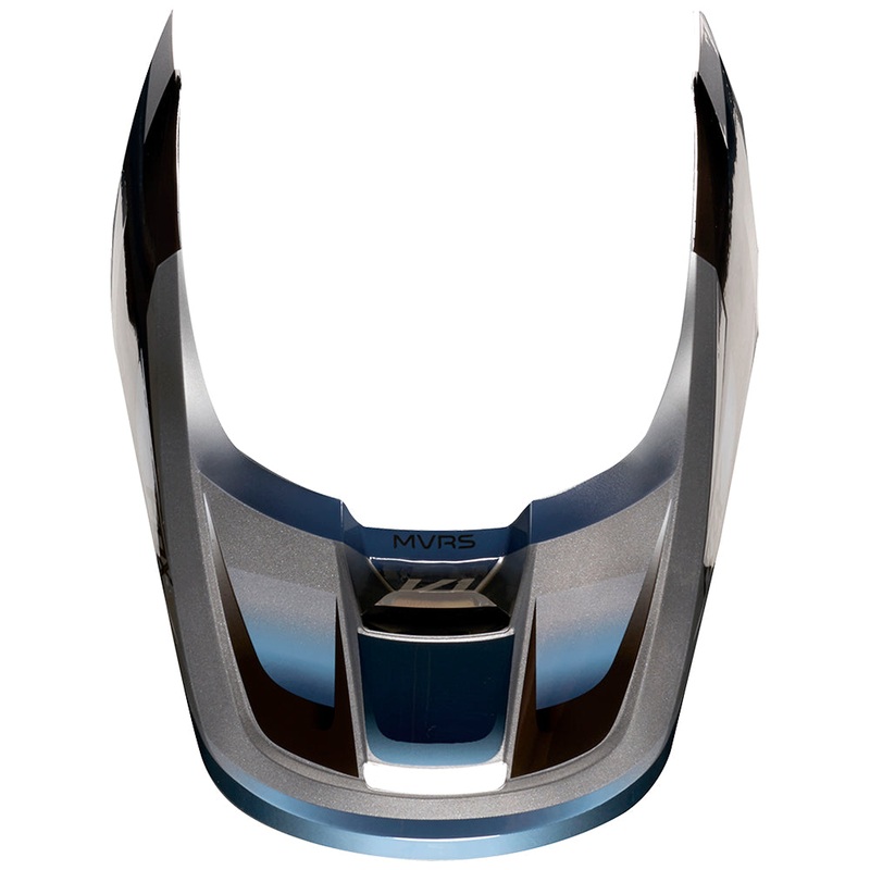 FOX MX19 YOUTH V1 HELMET VISOR MOTIF [BLUE/GREY]