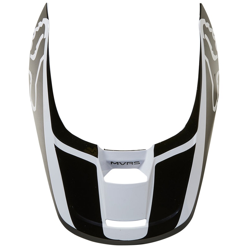 FOX MX19 YOUTH V1 HELMET VISOR-PRZM [BLACK/WHITE]
