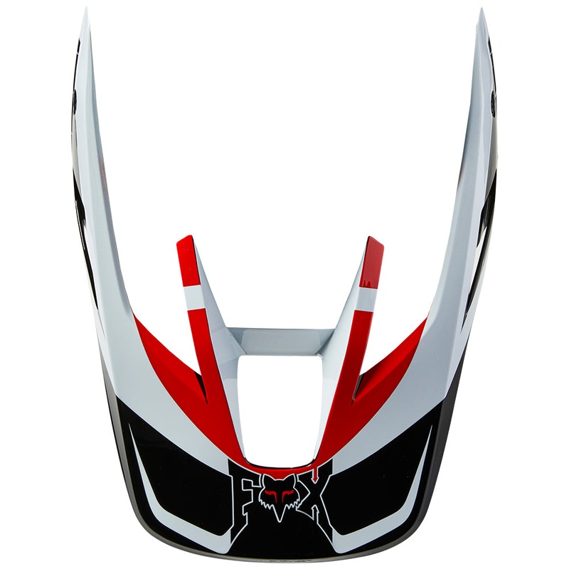 FOX MX22 V3 RS HELMET VISOR CELZ [RED/BLACK/WHITE]