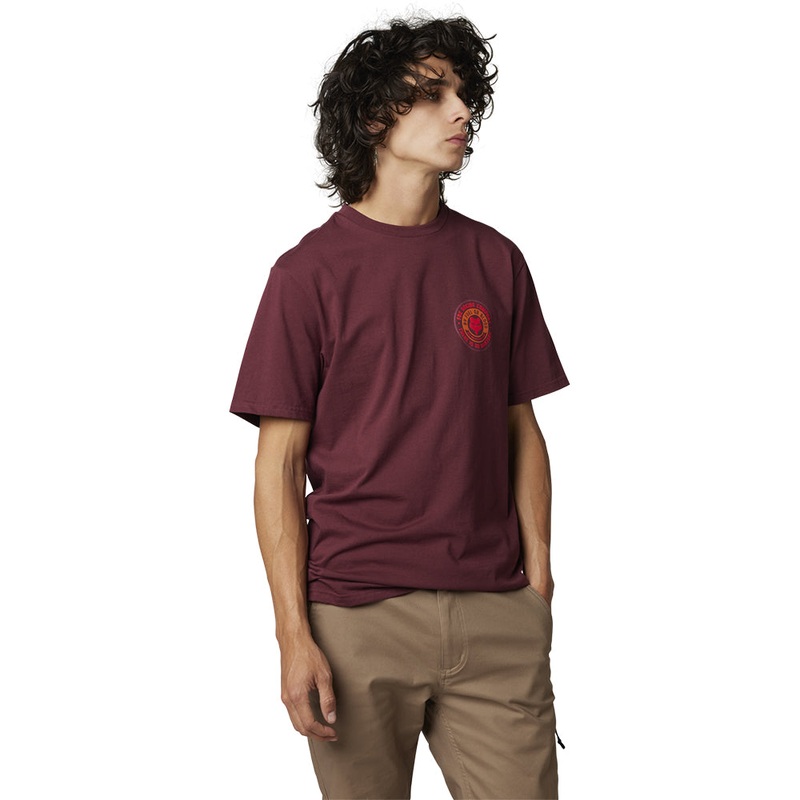 FOX MYSTICKS SS PREMIUM TEE [DARK MAROON]