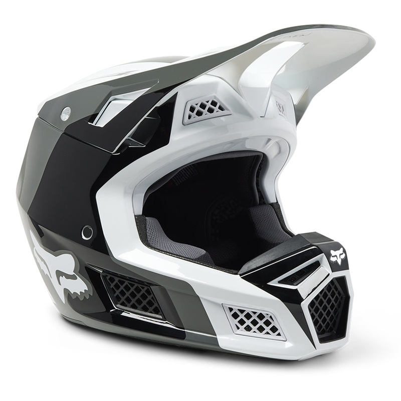 FOX V3 RS EFEKT HELMET MIPS ECE [BLACK/WHITE]