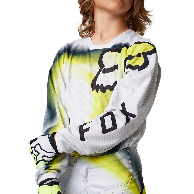 FOX YOUTH 180 TOXSYK JERSEY [FLO YELLOW]