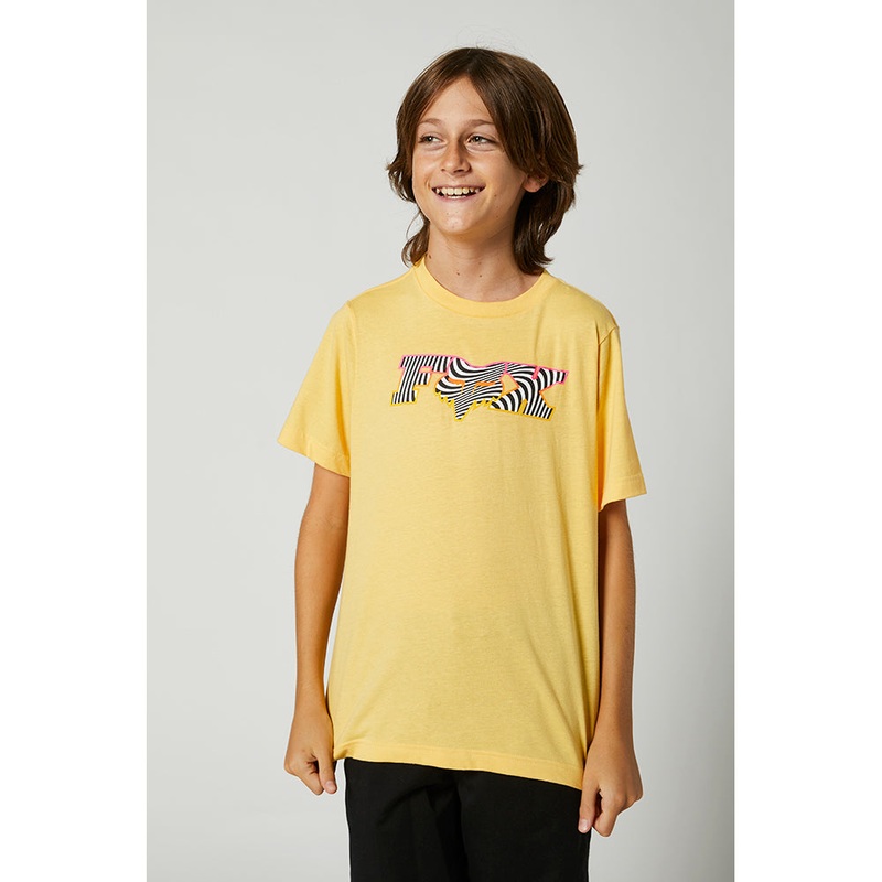 FOX YOUTH CORKSCREW SS TEE [SUNBURST]