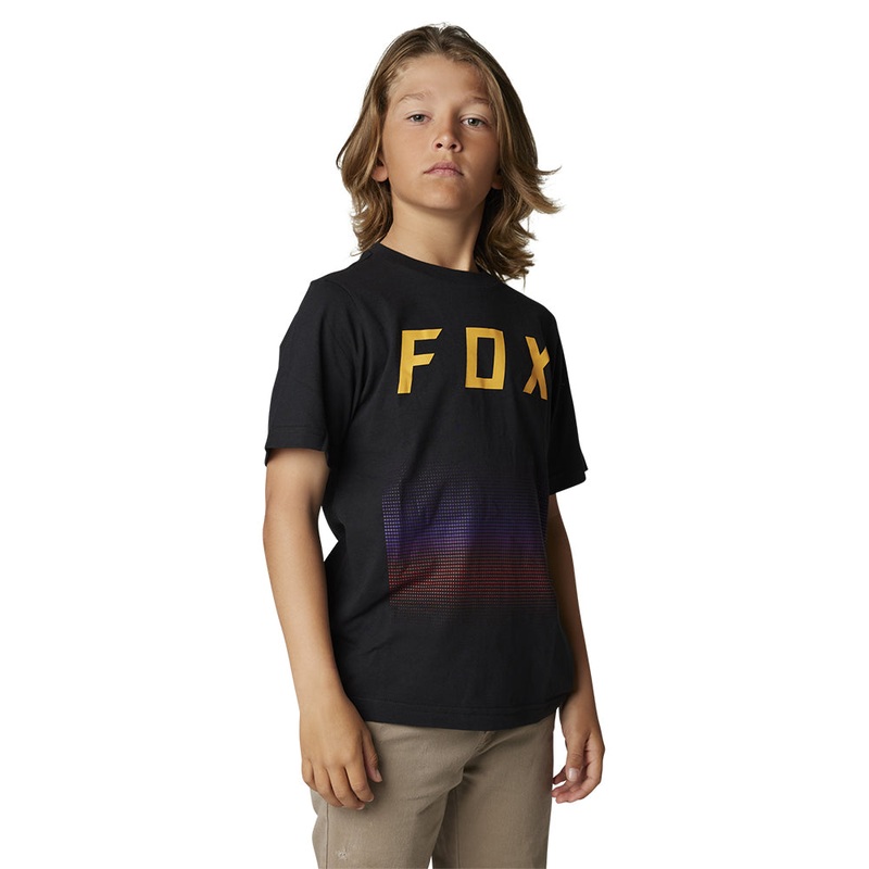 FOX YOUTH FGMNT SS TEE [BLACK]