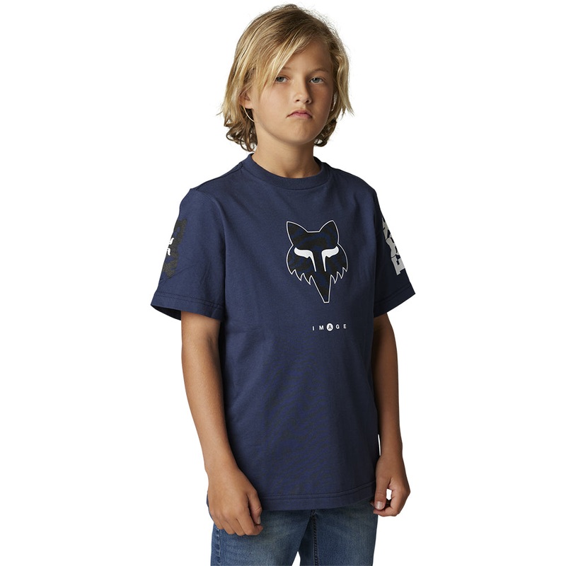 FOX YOUTH NUKLR HEAD SS TEE [DEEP COBALT]