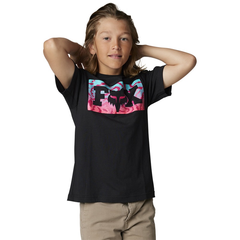 FOX YOUTH NUKLR SS TEE [BLACK] YM