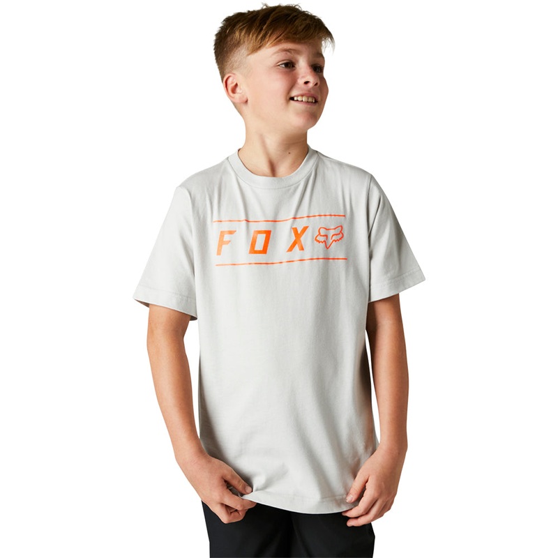 FOX YOUTH PINNACLE SS TEE [LIGHT GREY]