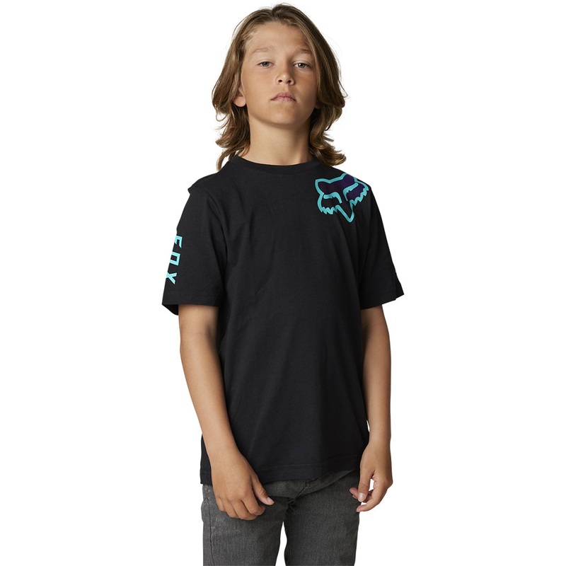 FOX YOUTH TOXSYK SS TEE [BLACK] YM