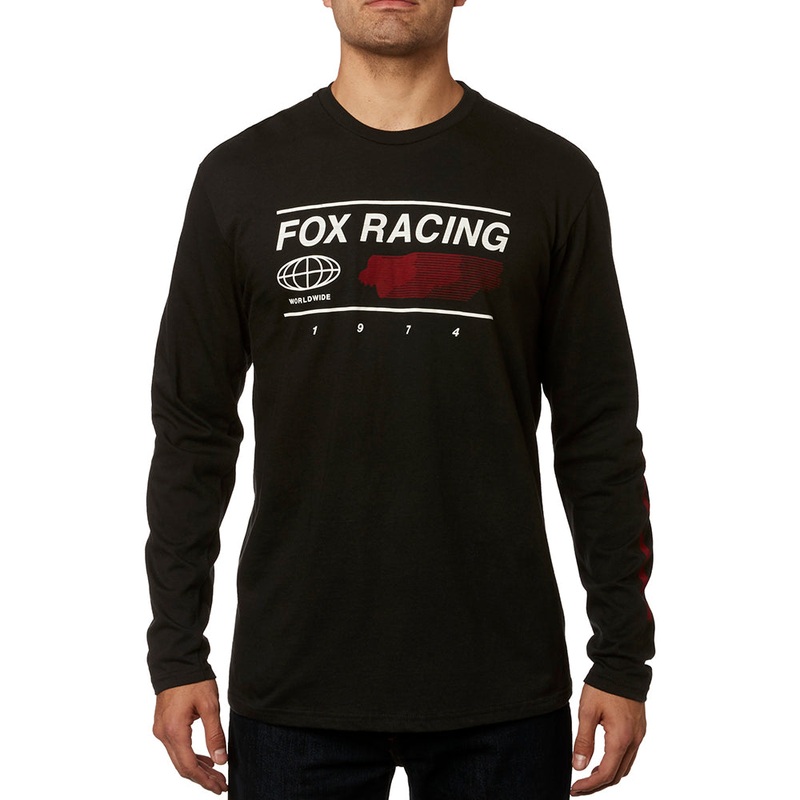 FOX GLOBAL LS TEE [BLACK]