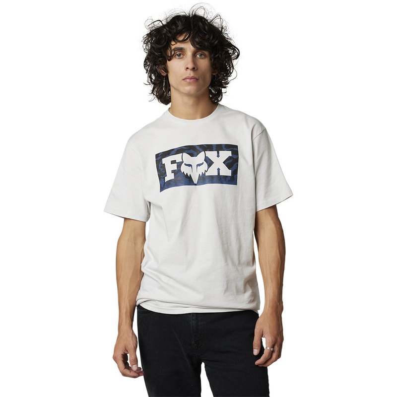 FOX NUKLR SS PREMIUM TEE [LIGHT GREY]