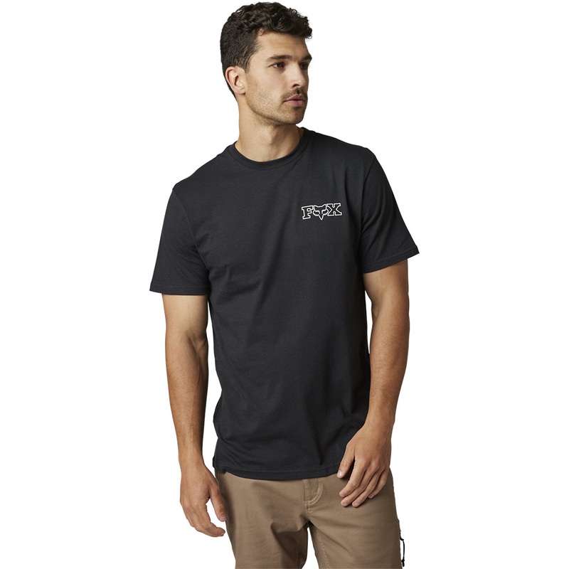 FOX OUT AND ABOUT SS PREMIUM TEE [BLACK]