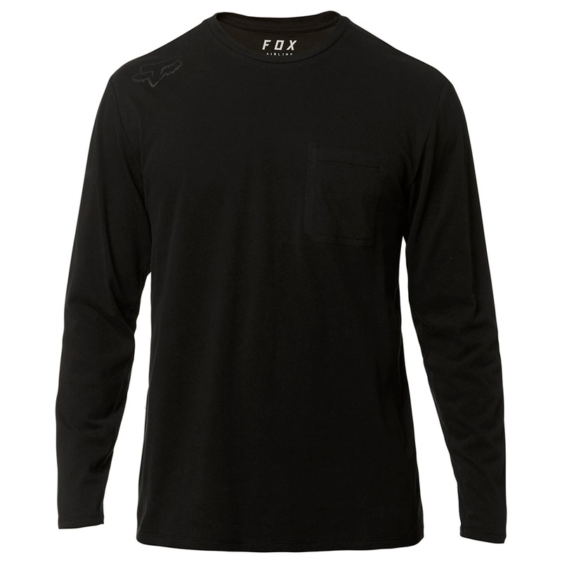 FOX REDPLATE 360 LS AIRLINE TEE [BLACK]