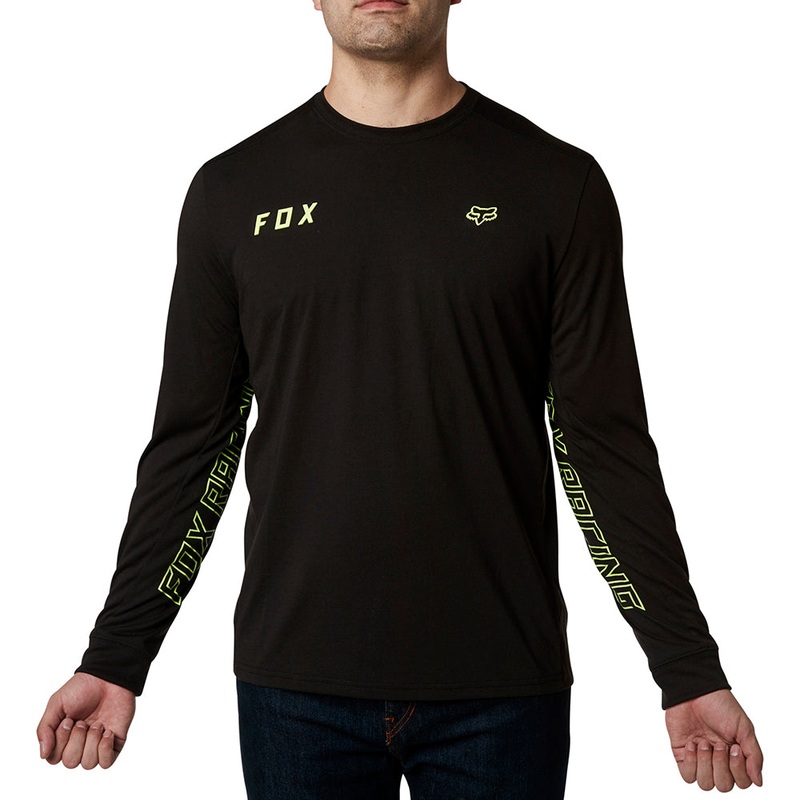 FOX STARTER LS TECH TEE [BLACK]
