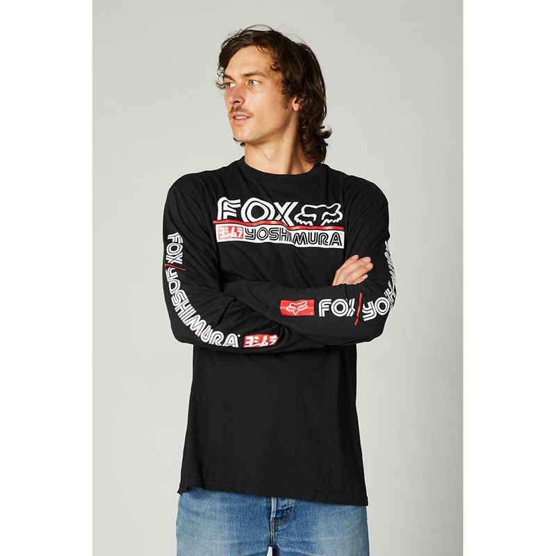 FOX YOSHIMURA LS TEE [BLACK]