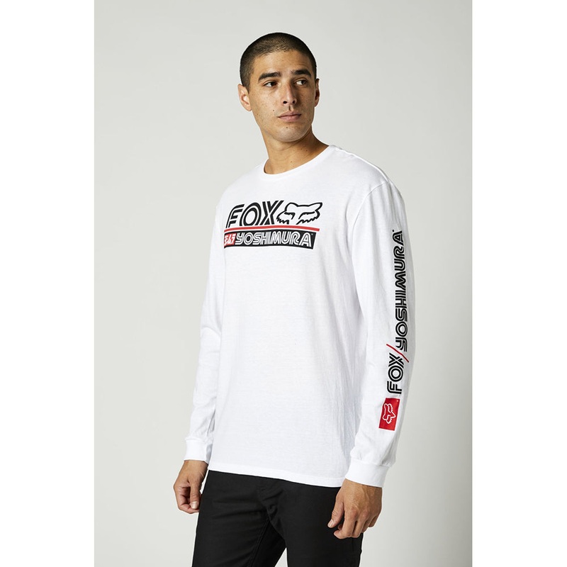 FOX YOSHIMURA LS TEE [OPTIC WHITE]