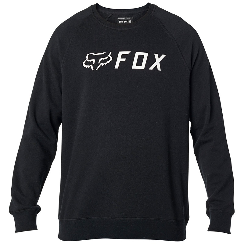 FOX APEX CREW FLEECE [BLACK/WHITE] S