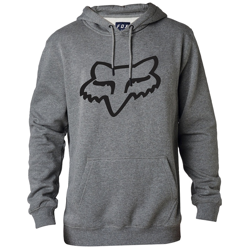 FOX LEGACY FOXHEAD PULLOVER FLEECE HOODY [HEATHER GRAPHITE]