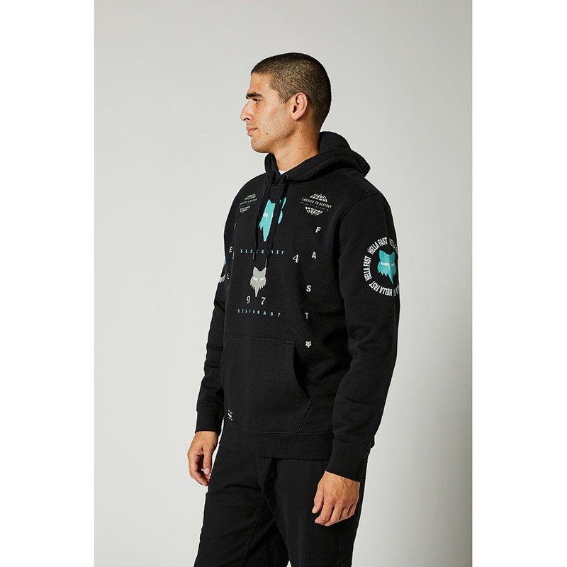 FOX MAWLR PULLOVER FLEECE [BLACK] S