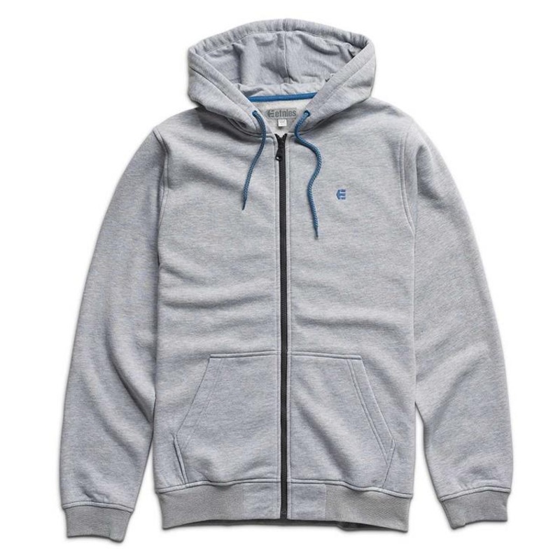 ETNIES E ZIP FLEECE [GREY/HEATHER]