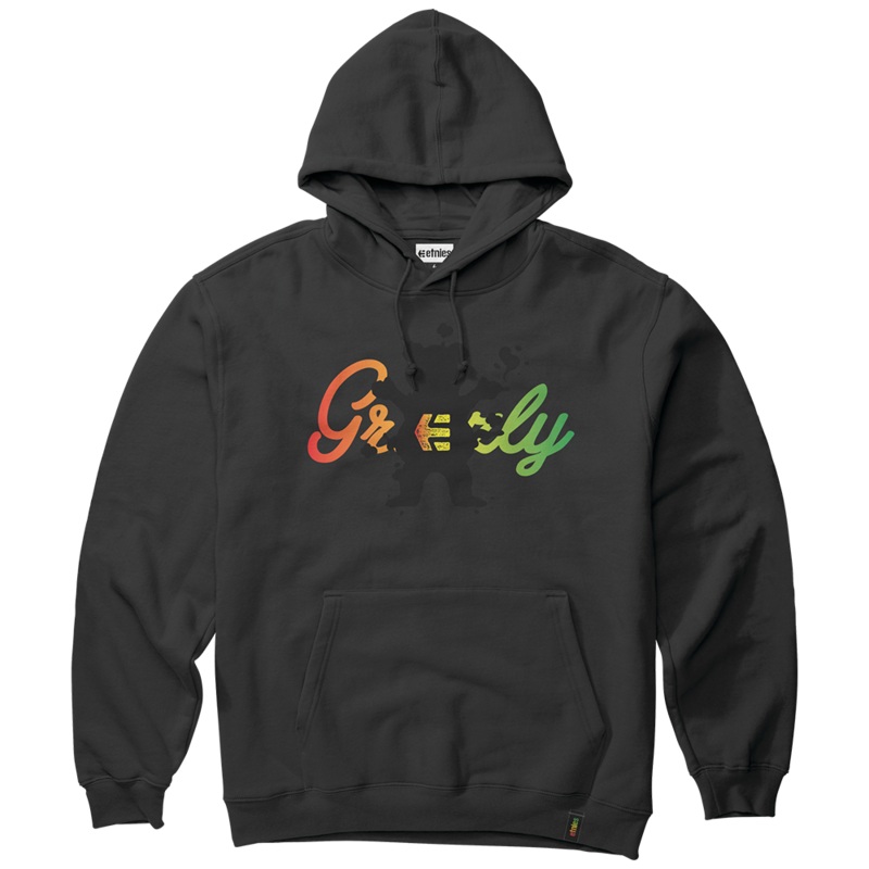 ETNIES GRIZZLY HOODIE [BLACK]
