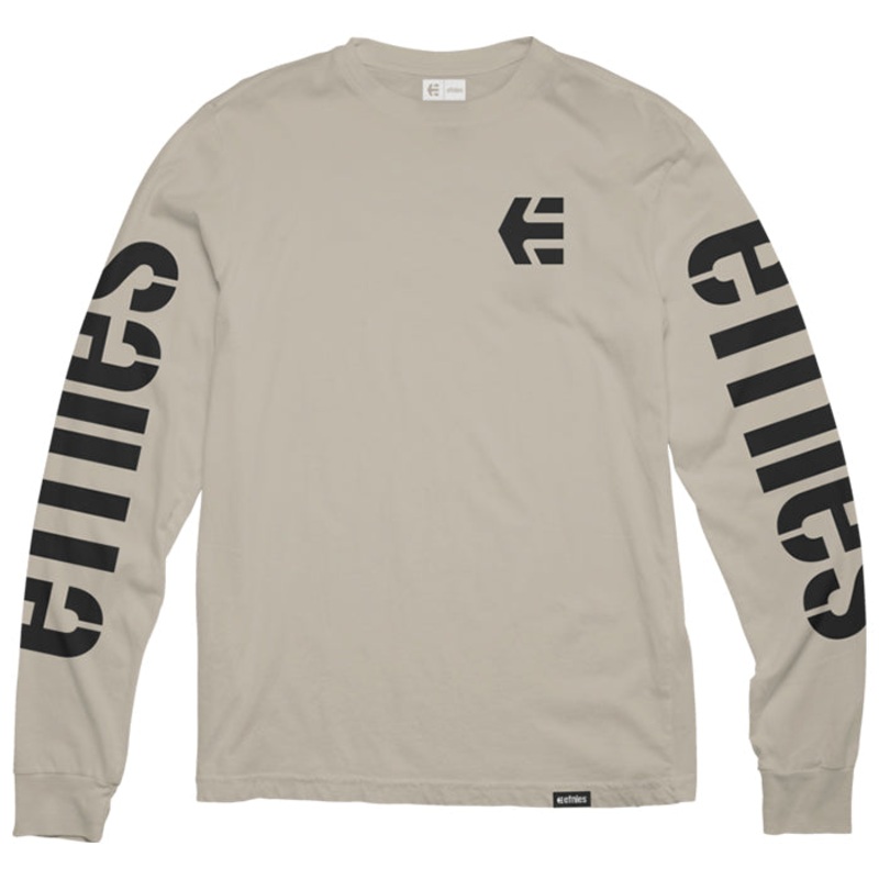 ETNIES ICON LS TEE [NATURAL] S