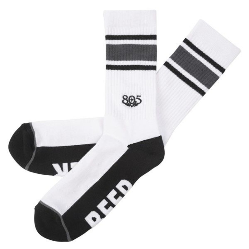 805 Brew Sock, White/Black