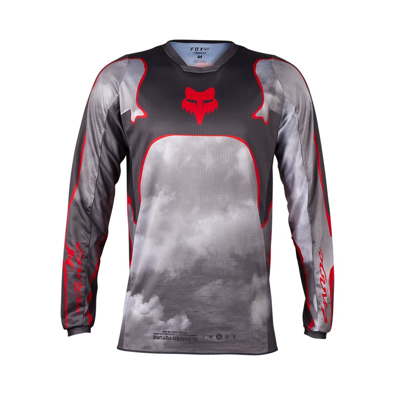FOX 180 ATLAS JERSEY [GREY/RED]