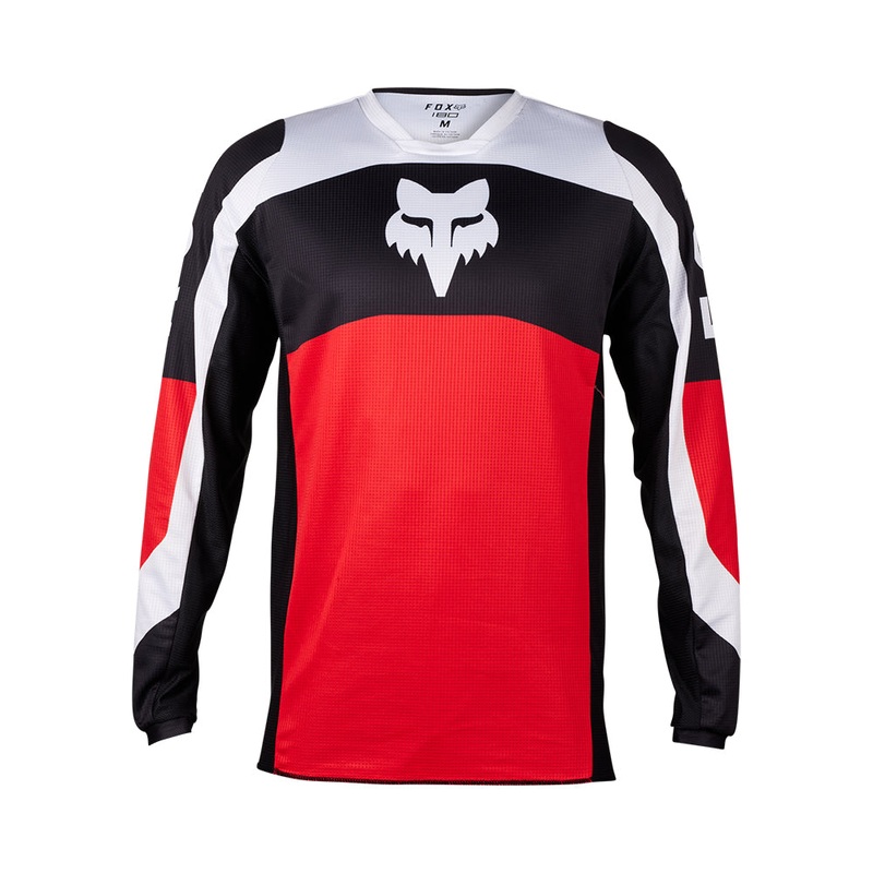 FOX 180 NITRO JERSEY [FLO RED]