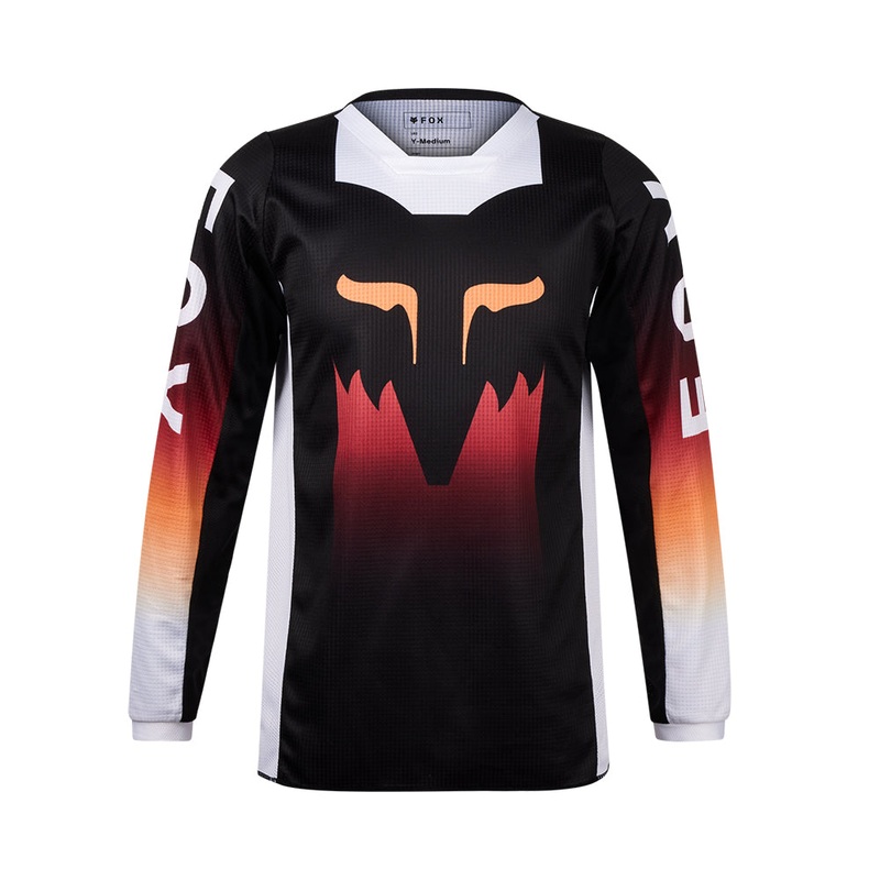 FOX YOUTH 180 FLORA JERSEY [BLACK]