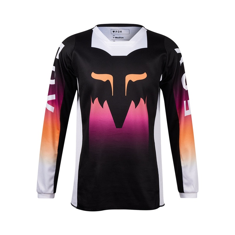 FOX YOUTH GIRLS 180 FLORA JERSEY [BLACK/PINK]