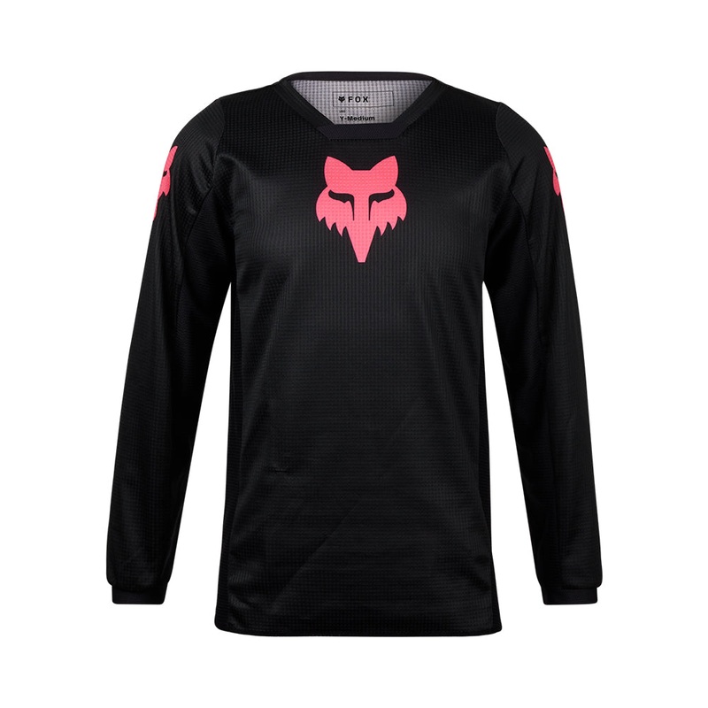 FOX YOUTH GIRLS BLACKOUT JERSEY [BLACK/BLACK]