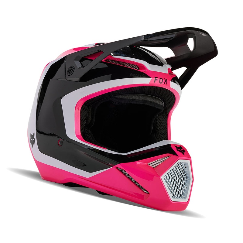 FOX YOUTH V1 NITRO HELMET [BLACK/PINK]