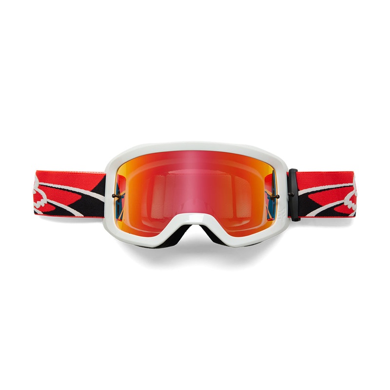 FOX MAIN GOGGLES GOAT STRAFER SPARK [FLO RED]