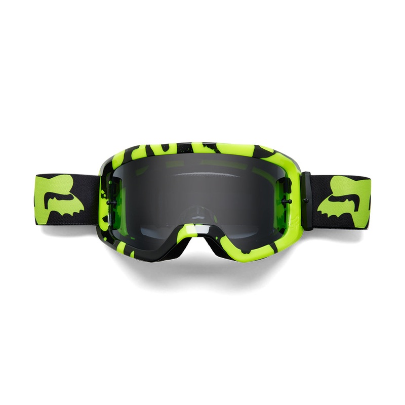 FOX MAIN GOGGLES MORPHIC SMOKE [BLACK/YELLOW]