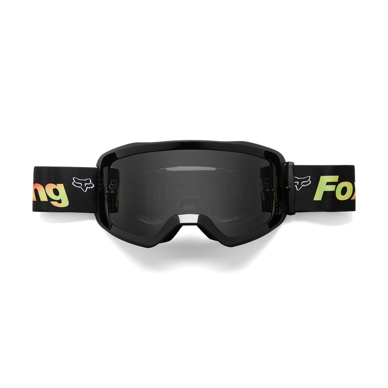 FOX MAIN GOGGLES STATK SMOKE [BLACK/RED]