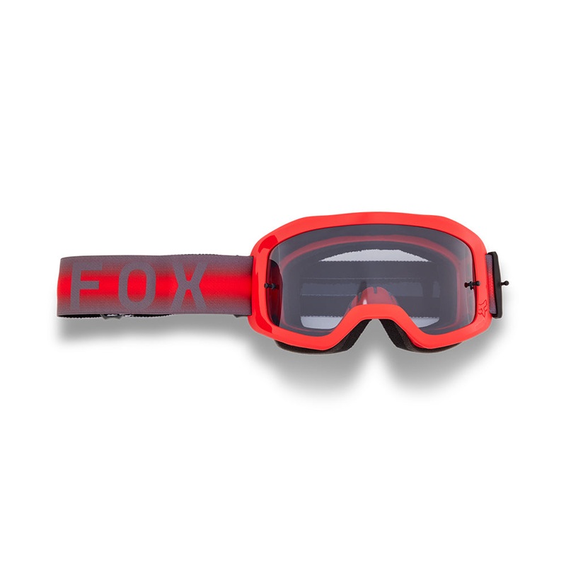 FOX MAIN INTERFERE GOGGLES SMOKE [FLO RED]
