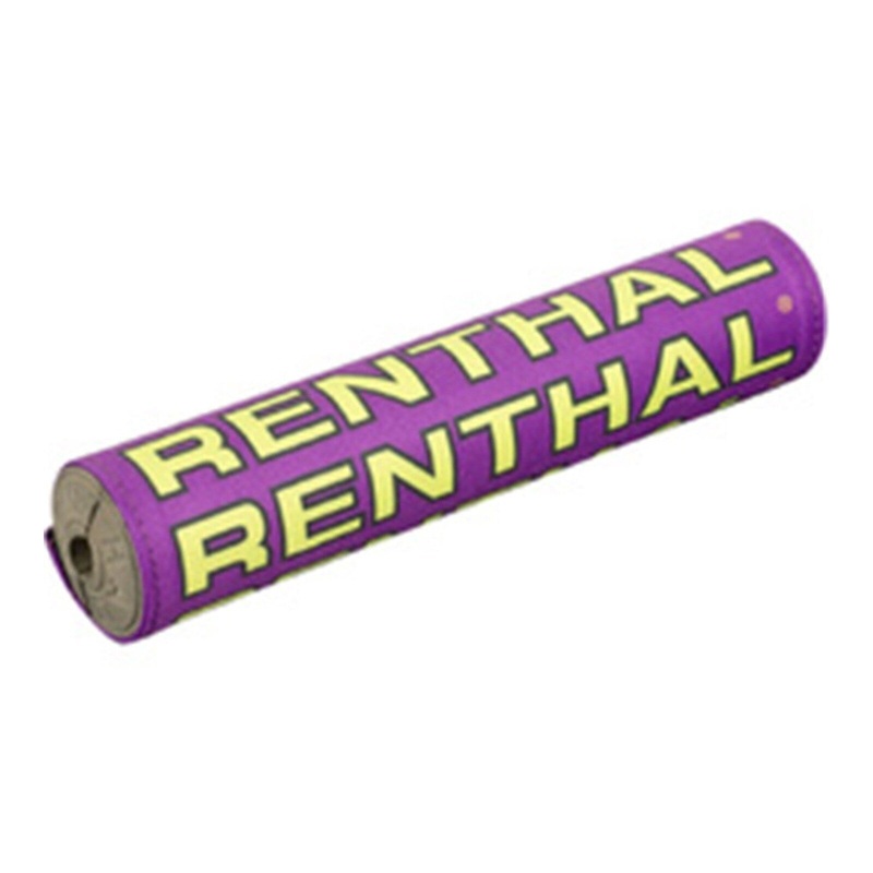 Renthal SX Handlebar Pad 10in – Purple / Yellow Retro
