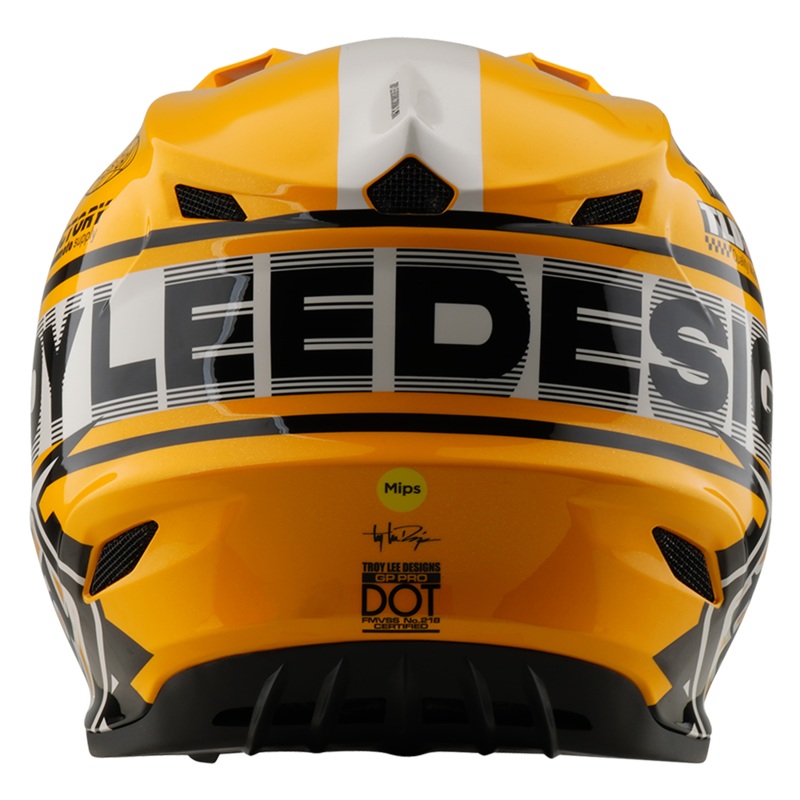 YOUTH GP PRO HELMET FIFTY-50 WHITE / GOLD