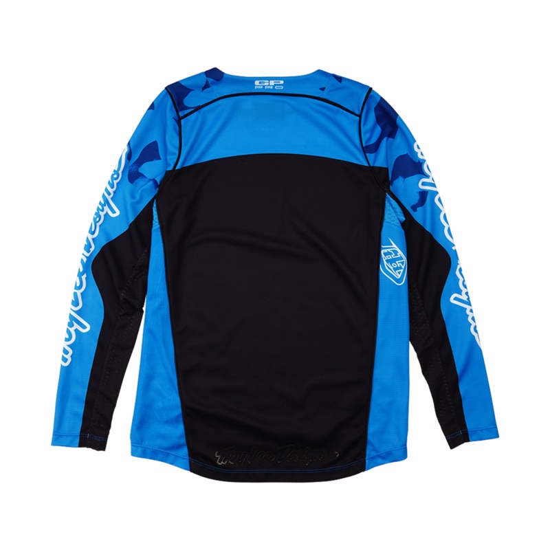 YOUTH GP PRO JERSEY BLOTTED BRIGHT BLUE