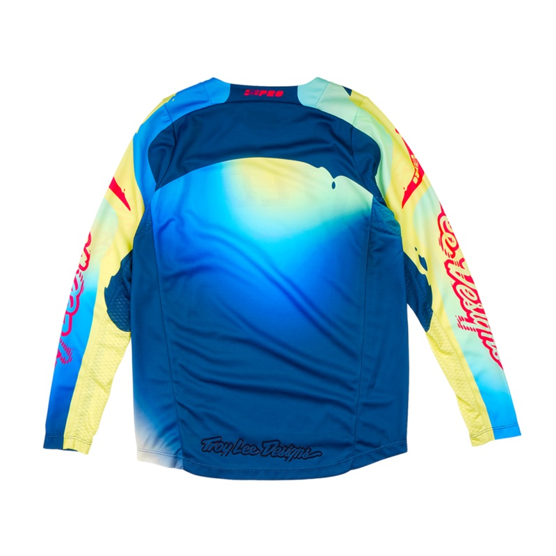YOUTH GP PRO JERSEY DRIP GLO YELLOW / DARK NAVY