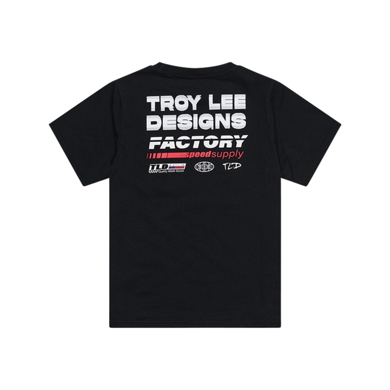 YOUTH SHORT SLEEVE TEE FACTORY BLACK